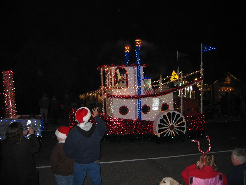 Christmas parade float